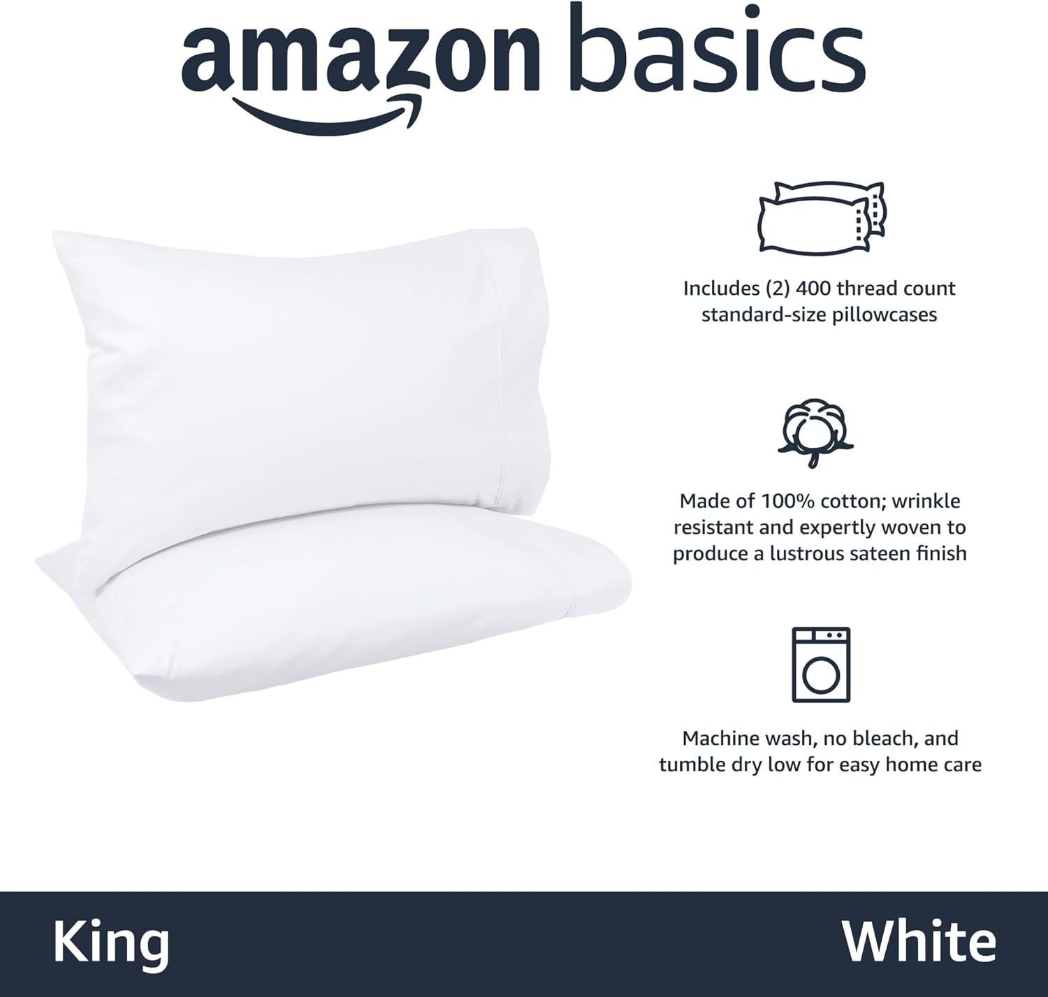 Everyday Comfort Cotton Pillowcase Set