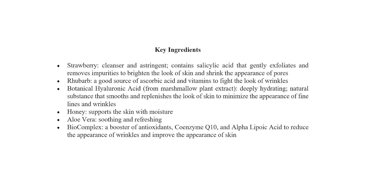 Strawberry Rhubarb Hydration Glow Serum