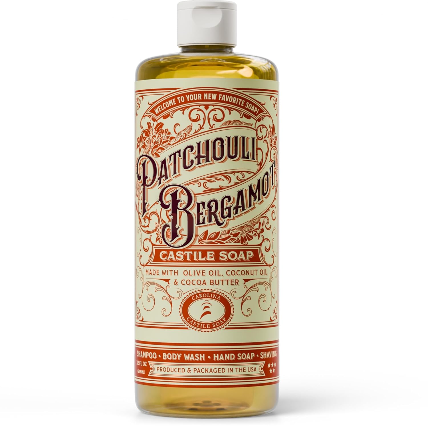 Patchouli Bergamot Organic Castile Soap