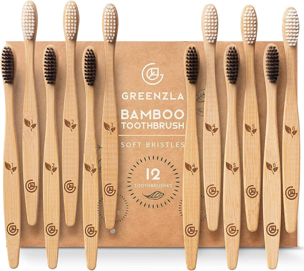 FreshBamboo Charcoal Toothbrush Pack Daily Clean Set