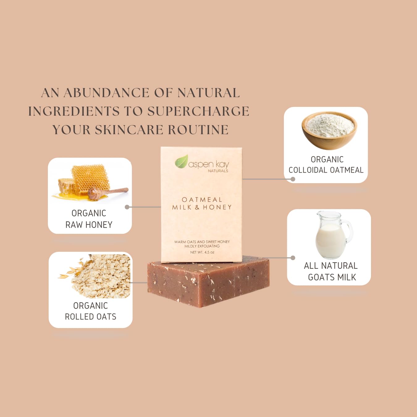 Oatmeal Honey Nourishing Soap Bar