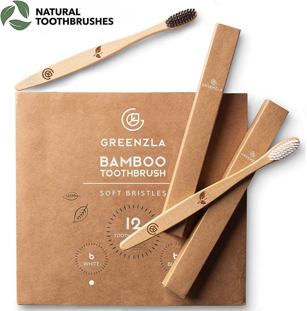 FreshBamboo Charcoal Toothbrush Pack Daily Clean Set